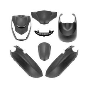 Body kit Peugeot Kisbee Euro 4/5 – 7-delni komplet, matt črna