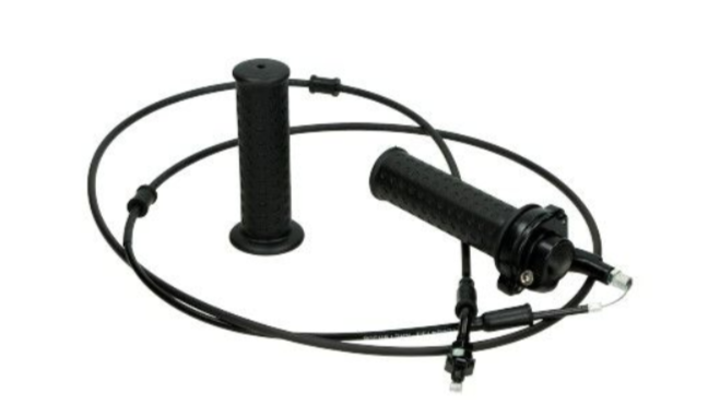 Komplet ročka z bovdenom plina Piaggio Zip Euro 4/5 – 4T (original)