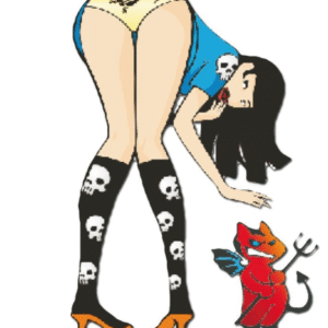 Nalepka – Woman (10×12 cm)