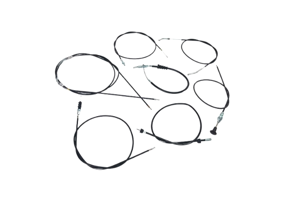Set bovdenov Tomos T-11 – črne (7-delni komplet)