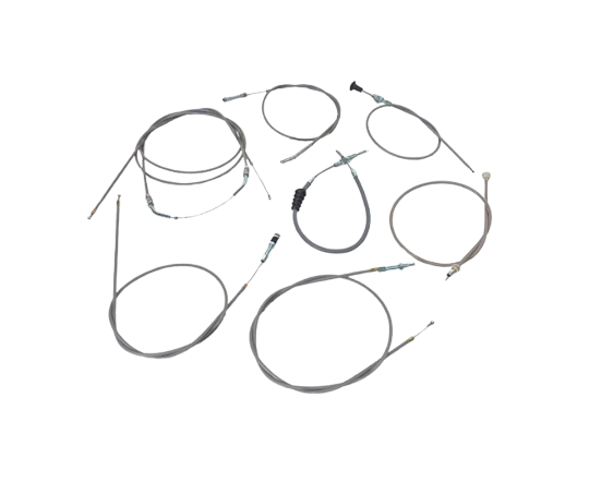Set bovdenov Tomos T-11 – sive (7-delni komplet)