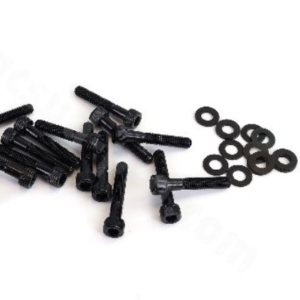 Komplet vijakov ohišja motorja – črni – Piaggio / Gilera / Aprilia / Derbi / Italjet 50 2T