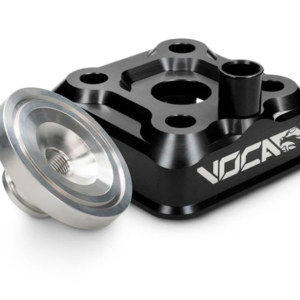 Glava cilindra VOCA Racing Race Head Ø40 mm – Yamaha DT LC/D (črna, modularna)