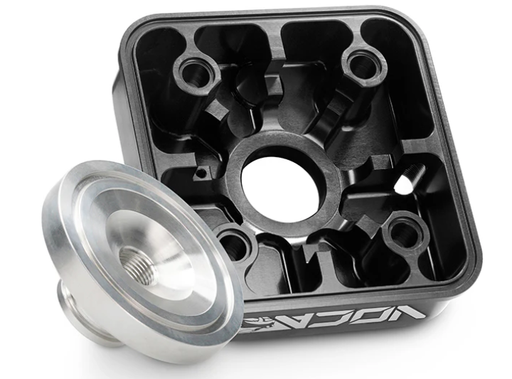 Glava cilindra VOCA Racing Race Head Ø40 mm – Yamaha DT LC/D (črna, modularna) - slika 3