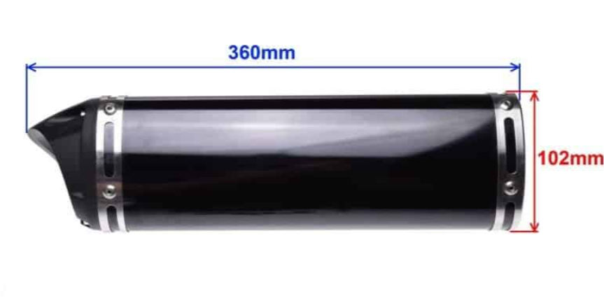 Športni izpuh GY6 50 - z DB Killerjem - 139QMA / 139QMB - slika 3