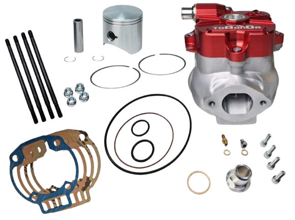Cilinder kit Toronda 183cc - Gilera Runner / Piaggio 125–180 2T LC - Racing (RED)