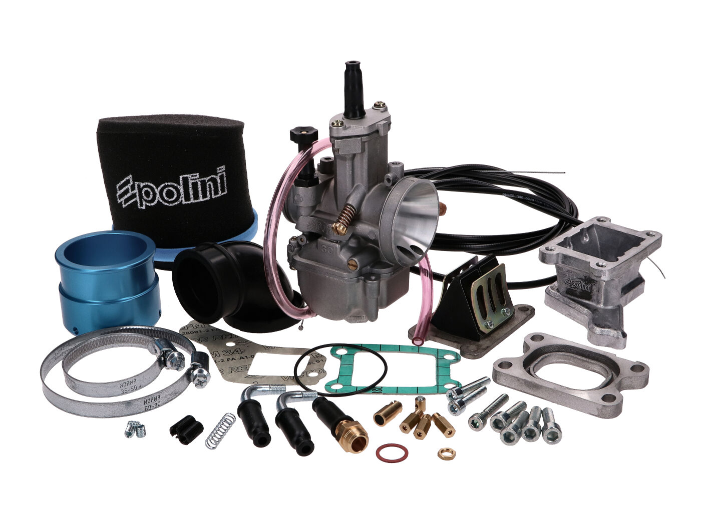 Komplet uplinjača Polini 30 mm z membranskim sesalnim sistemom – Vespa PX / Cosa / Rally / Sprint / Super / LML Star