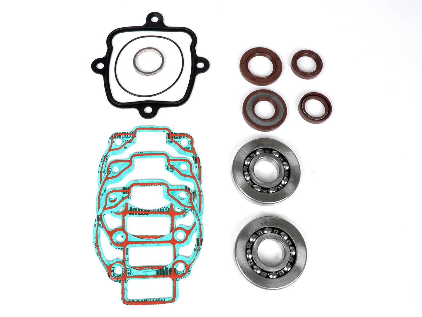 Set za obnovo motorja BGM PRO FKM/Viton – Piaggio 125–180cc 2T AC/LC