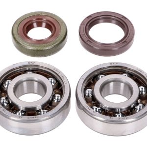 Set ležajev glavne gredi Naraku SKF / FKM Premium C4 poliamid – Minarelli AM6