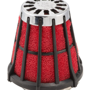 Zračni filter Malossi Racing E5 Mikuni 40 mm črn / rdeč