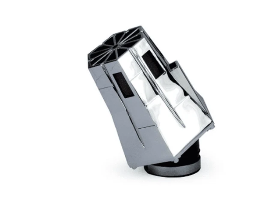 Športni zračni filter Carenzi 45° Ø35/28 mm – krom