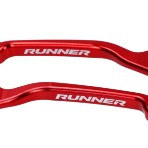 Set zavornih ročic Fast Arrow PRO CNC – Gilera Runner 50 / 125 / 180 – dvojni disk – rdeča