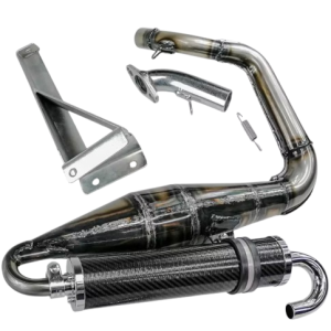 Izpuh Simonini Racing Carbon – Piaggio Ape 50 / 80–130cc