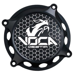 Pokrov vžiga VOCA Racing CNC črn – Minarelli AM6
